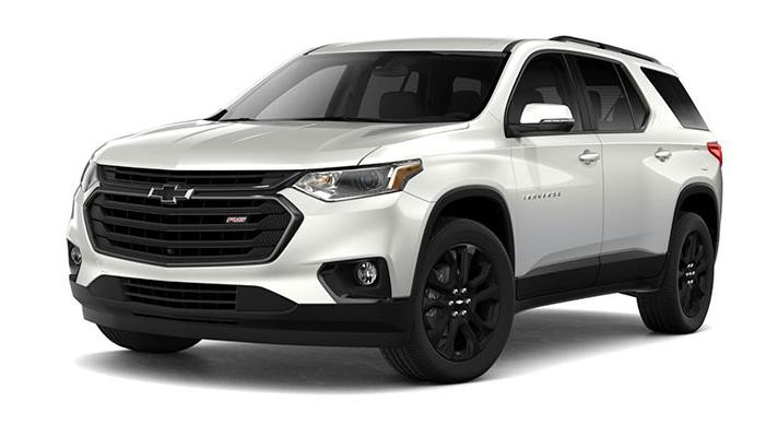 2019 Chevy Traverse RS White