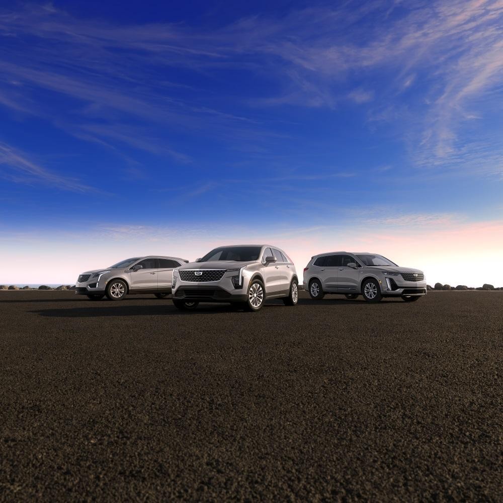 Group shot of 2024 Cadillac XT4, XT5, XT6