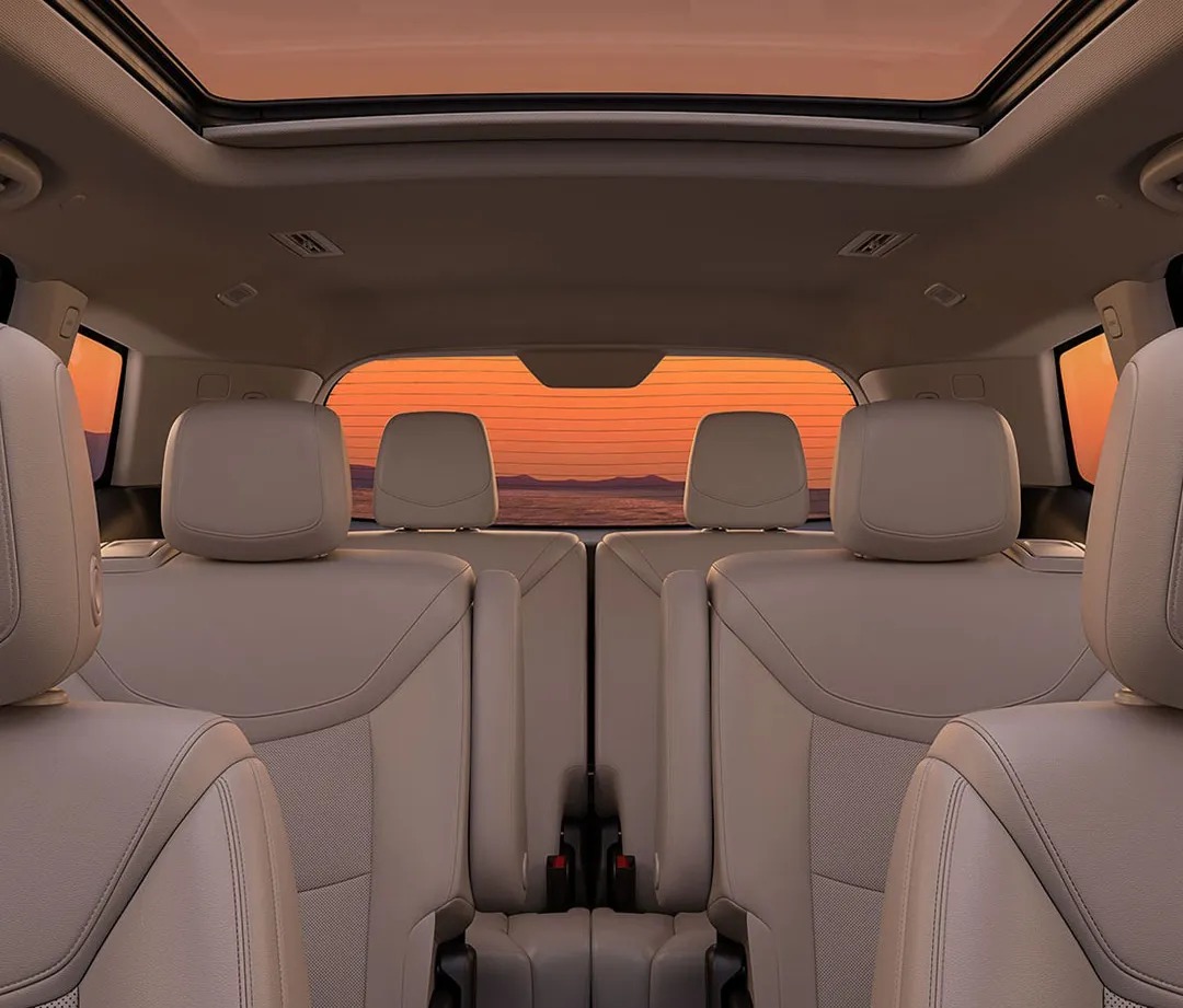 Heated seats in a Cadillac SUV