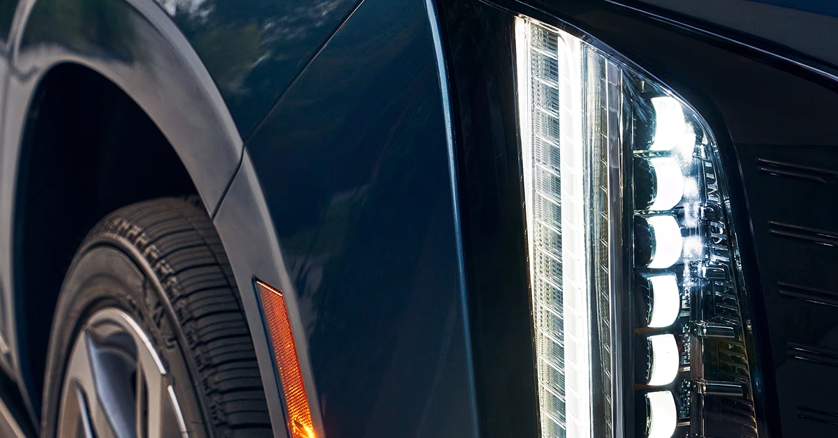 Front headlight turning on after using remote start on a Cadillac SUV