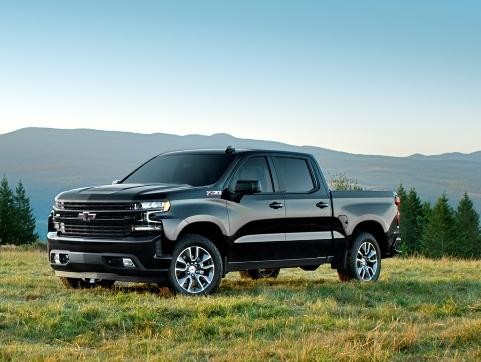 2024 Chevy Silverado parked on grassy area