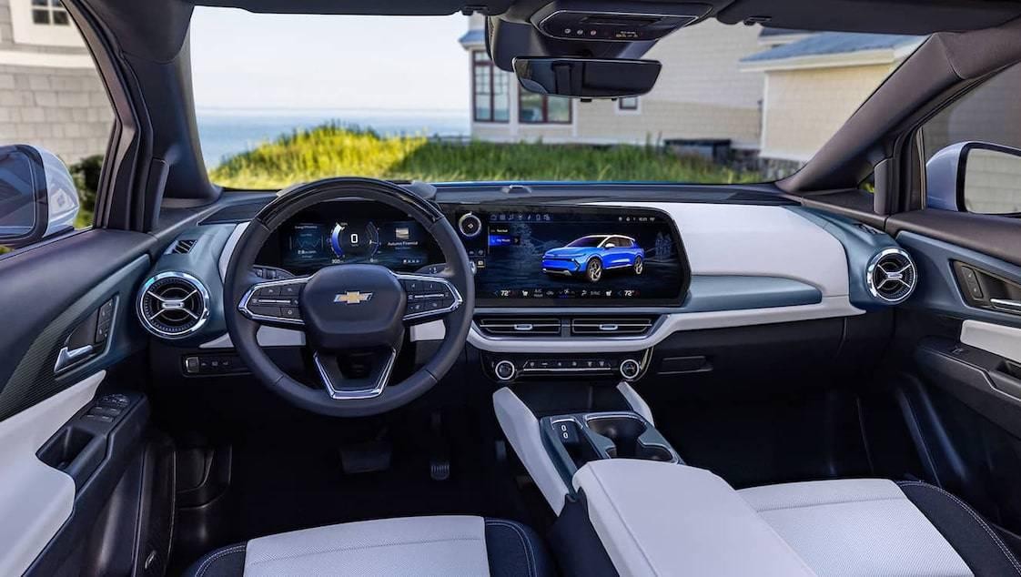 Interior technology in the Equinox EV