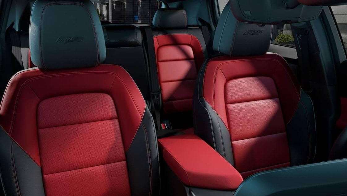 Interior seating in the Equinox EV