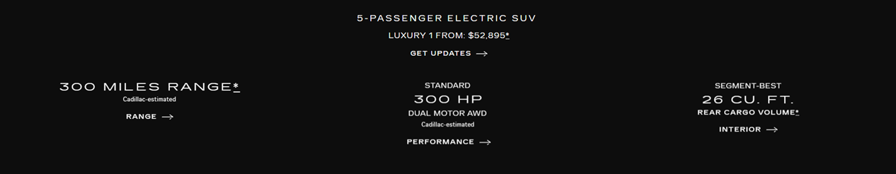 5-PASSENGER ELECTRIC SUV