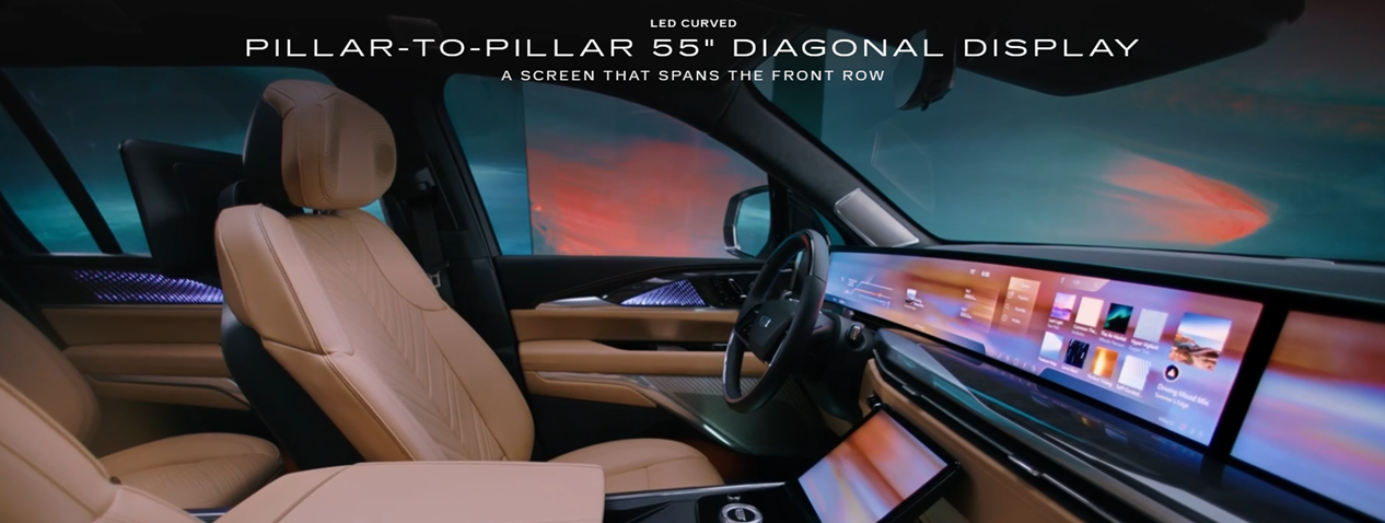 PILLAR-TO-PILLAR DIAGONAL DISPLAY