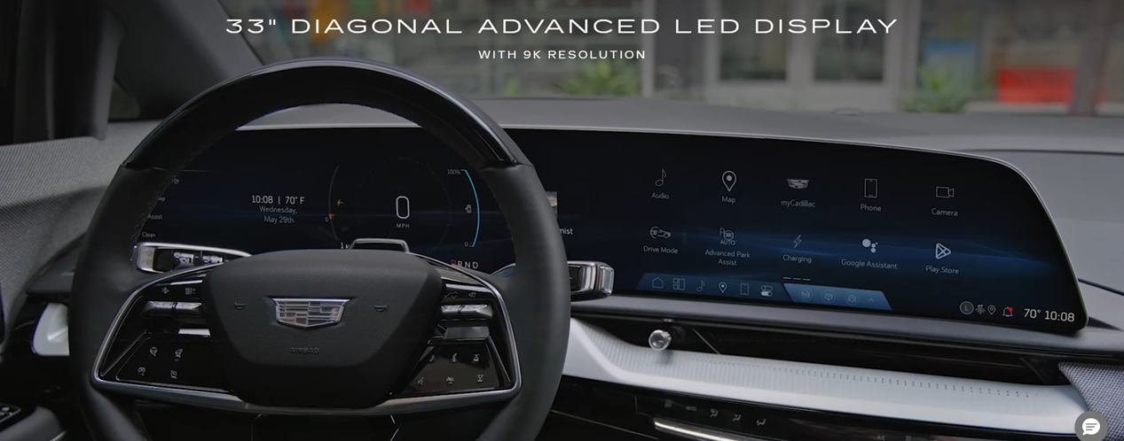 33" DIAGONAL ADVANCED LED DISPLAY