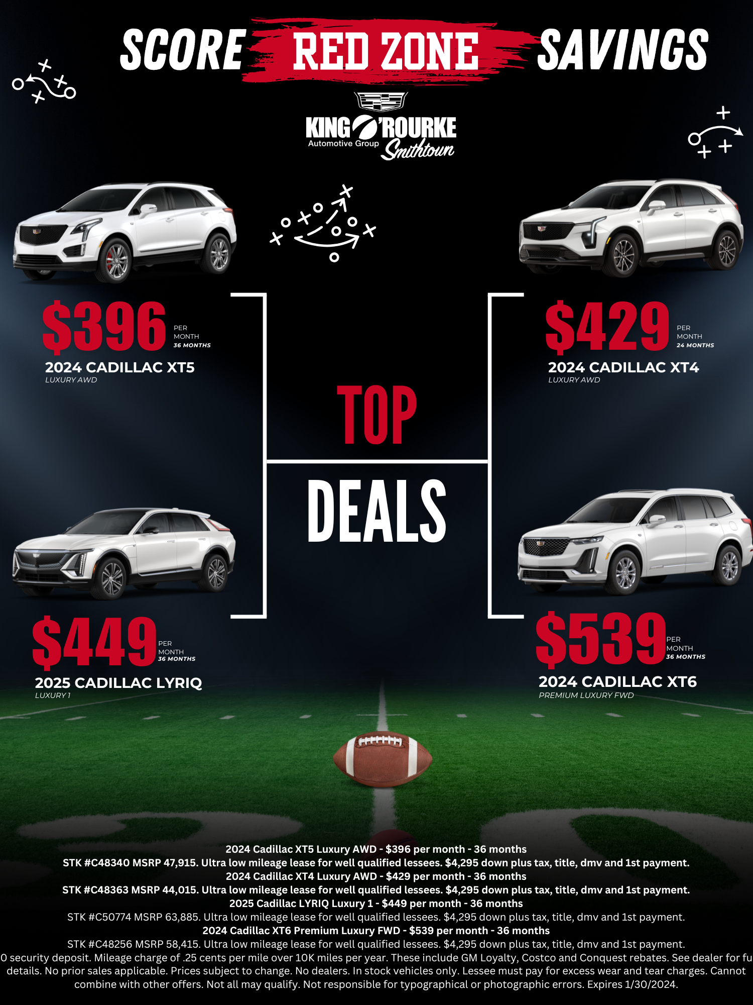MONTHLY CADILLAC OFFERS FLYER