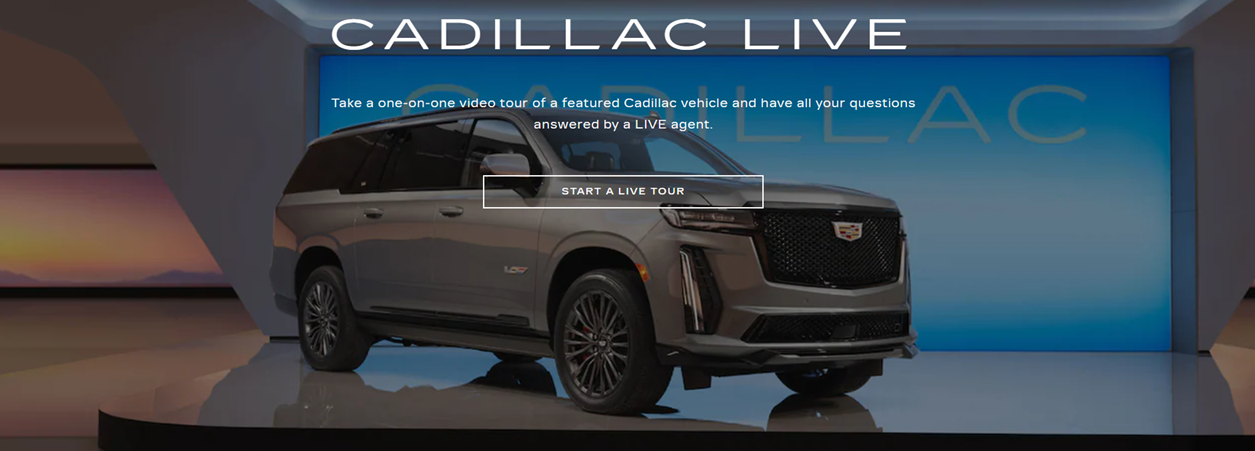 Cadillac Live Banner