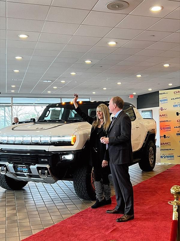 The FIRST GMC Hummer EV in the Northeast was delivered here at King O’Rourke!