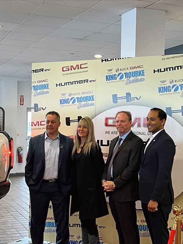 The FIRST GMC Hummer EV in the Northeast was delivered here at King O’Rourke!