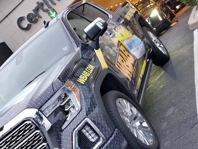 WBAB wrapped 2020 GMC Sierra | Image 06