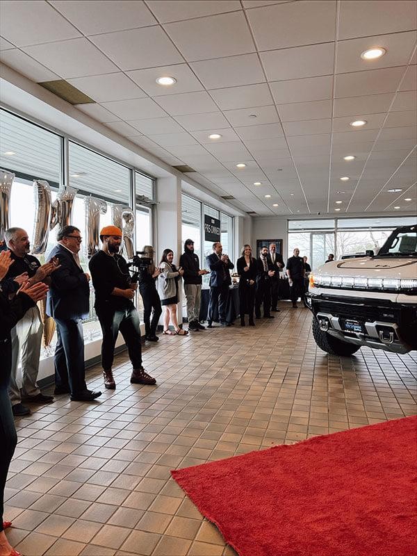 The FIRST GMC Hummer EV in the Northeast was delivered here at King O’Rourke!