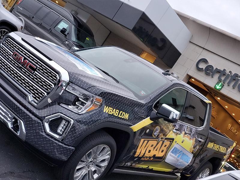 WBAB wrapped 2020 GMC Sierra | Image 04
