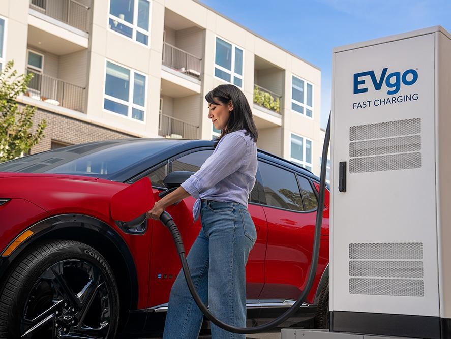 2024 Chevy Equinox at an EV Charging Station