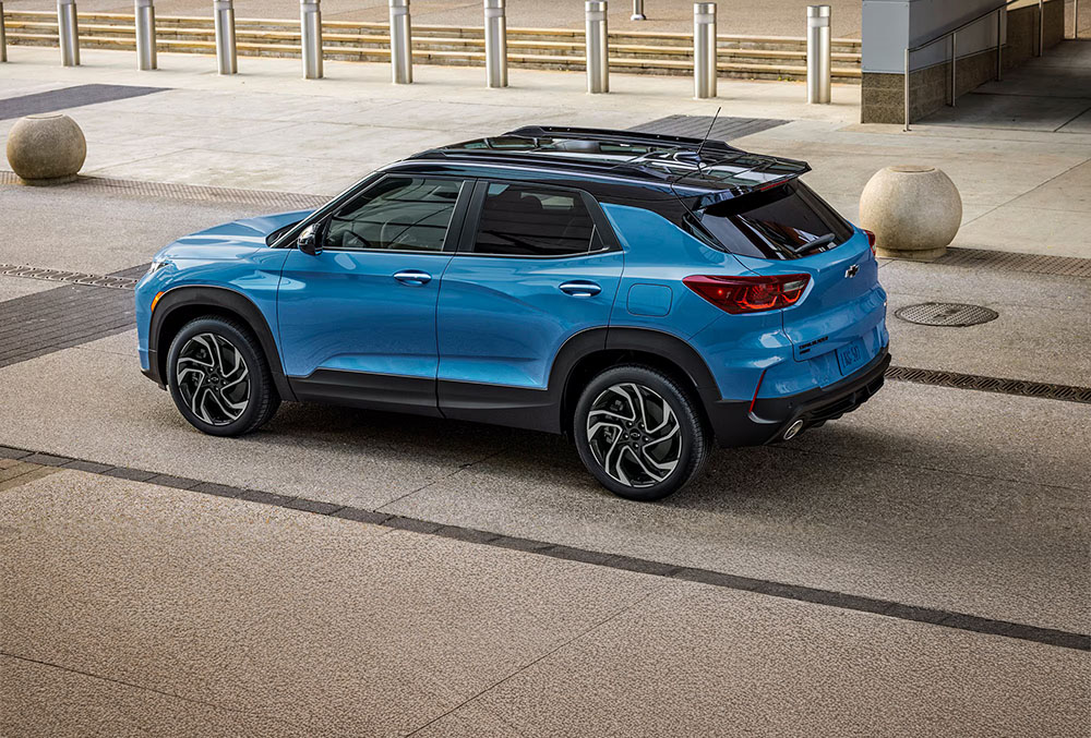 2025 Chevy Trailblazer parked in the street