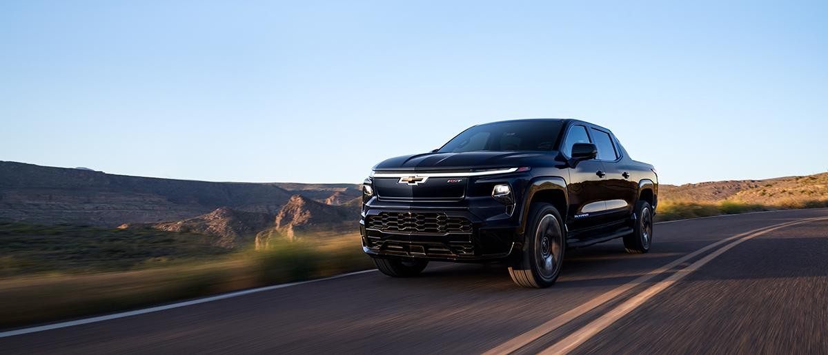 Chevrolet Silverado EV in black
