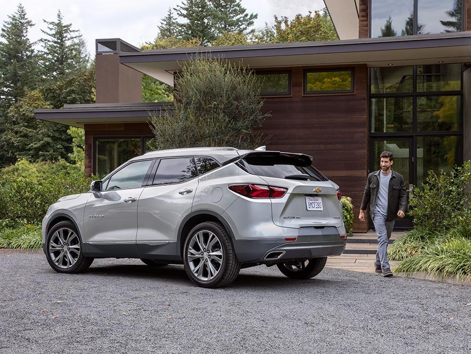 Chevrolet Blazer sitting in the driveway