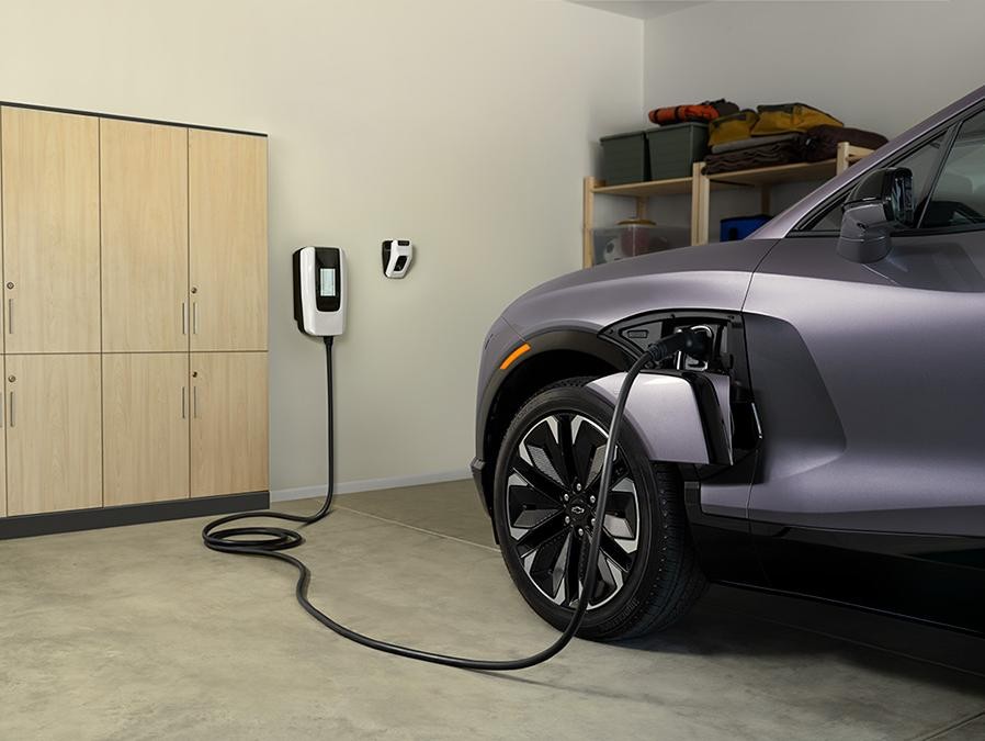 Chevrolet Blazer EV charging at home