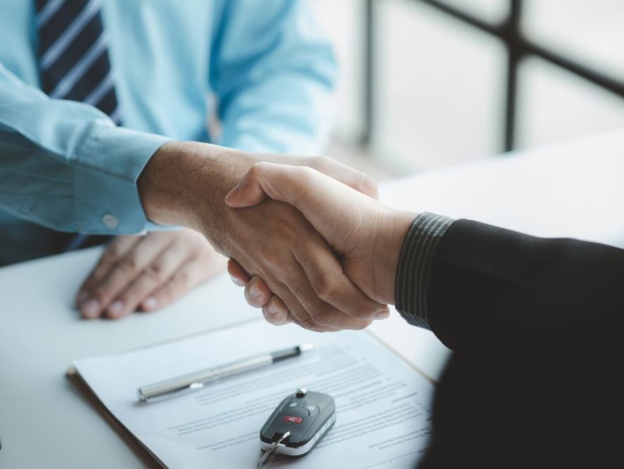 Finance center at a dealership