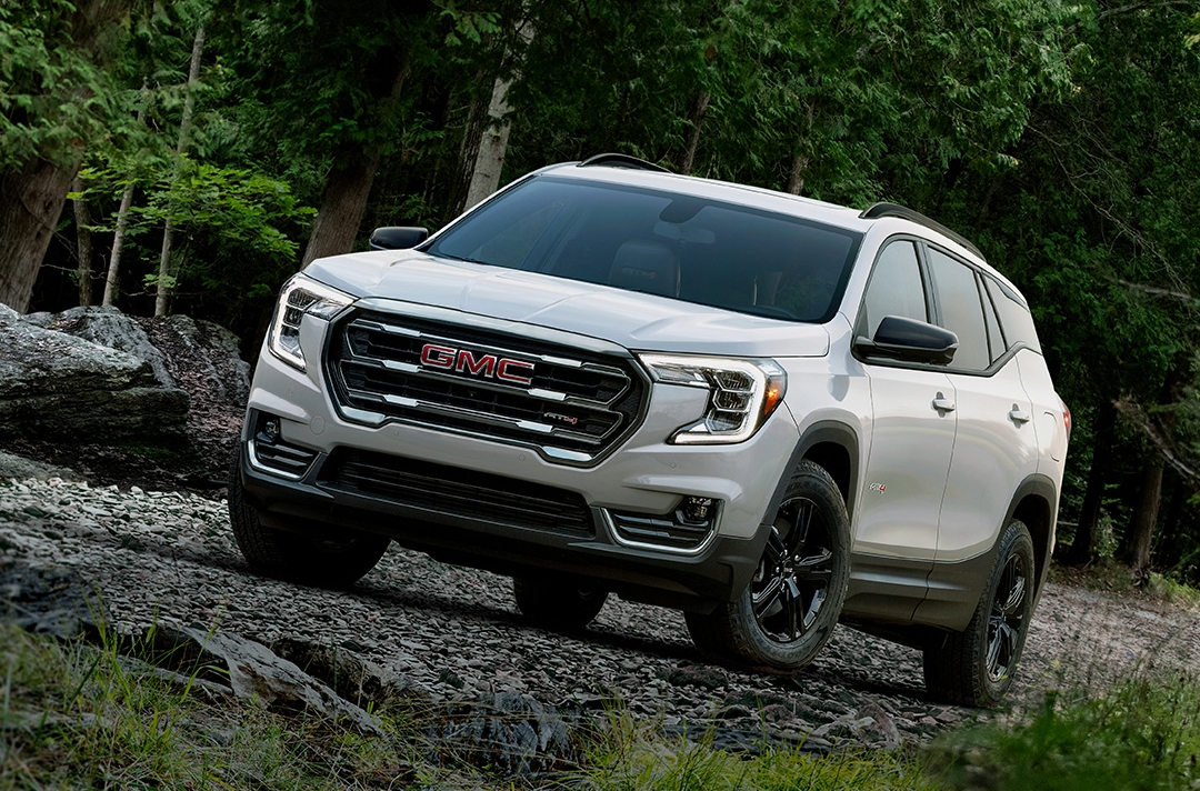 2024 GMC Terrain AT4 parked off road