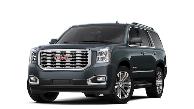 denalie trim in carbon black on the 2020 gmc yukon