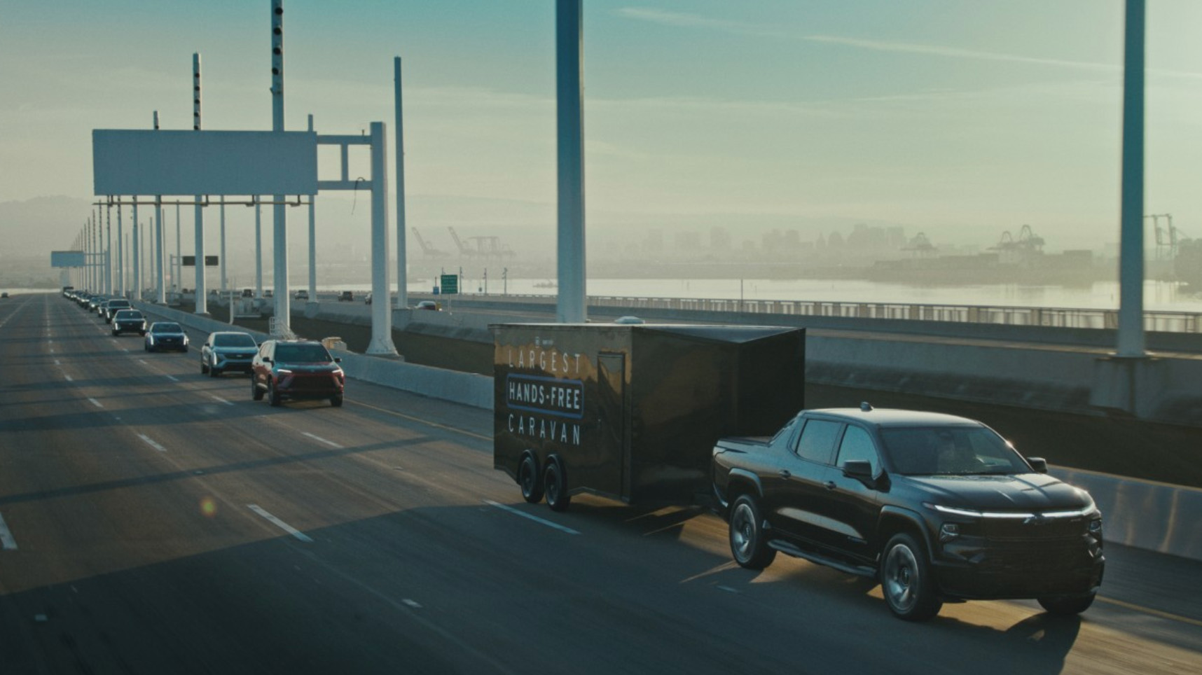 Record-Breaking Hands-Free Caravan Across the Bay Bridge