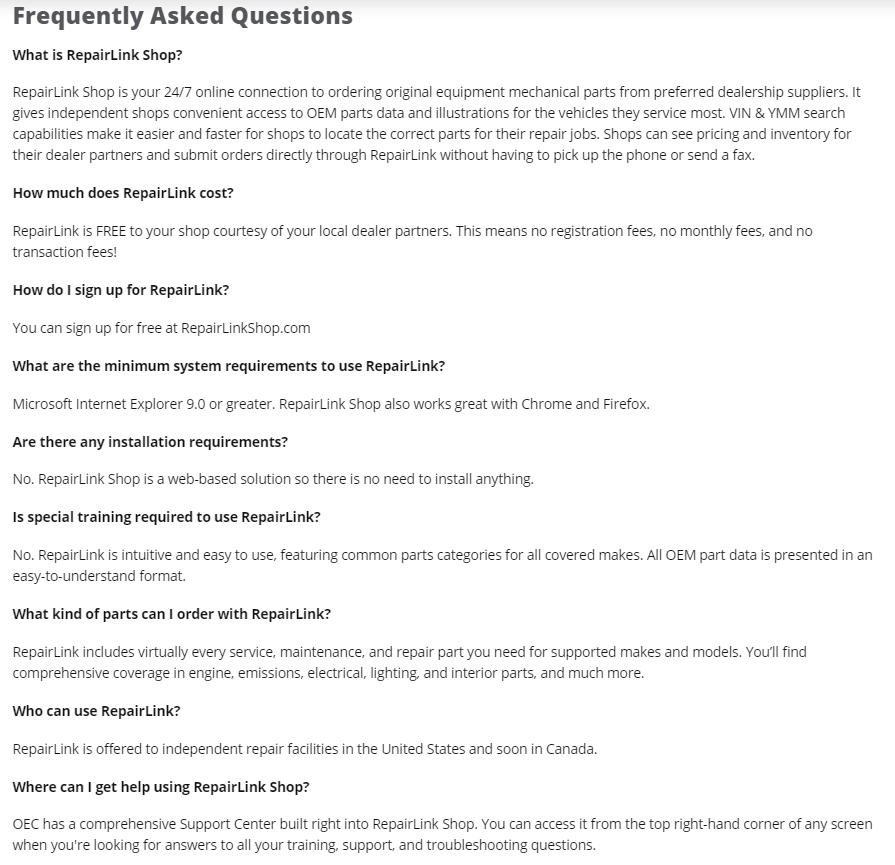 FAQS