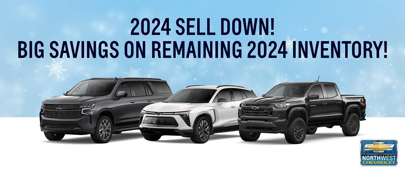 2024 Sell Down! Big Savings onremaining 2024 Inventory!