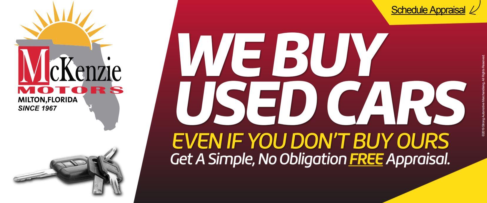 We Buy Used Cars