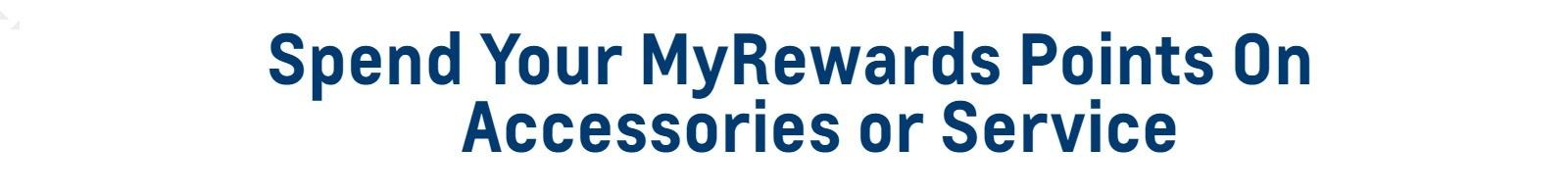 Spend MyRewards Points Spend MyRewards Points
