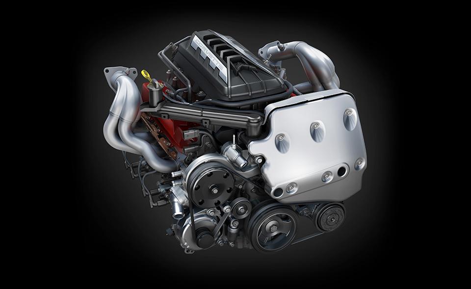 Covered Engine Parts