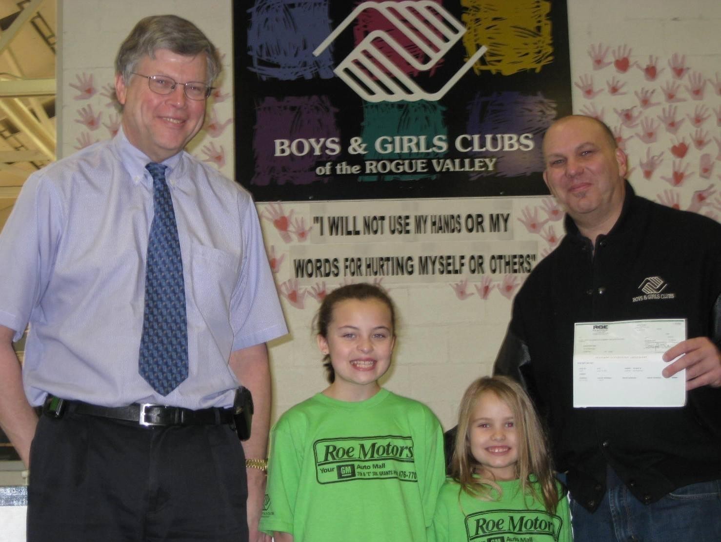 Steve Roe with Boys & Girls Club