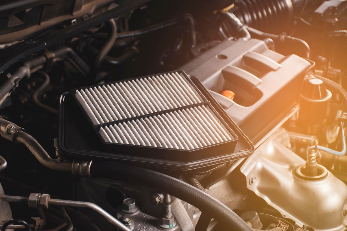 Air filter for a car