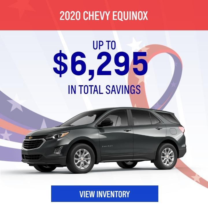 2020 Chevy Equinox - UP TO $6,284  IN TOTAL SAVINGS