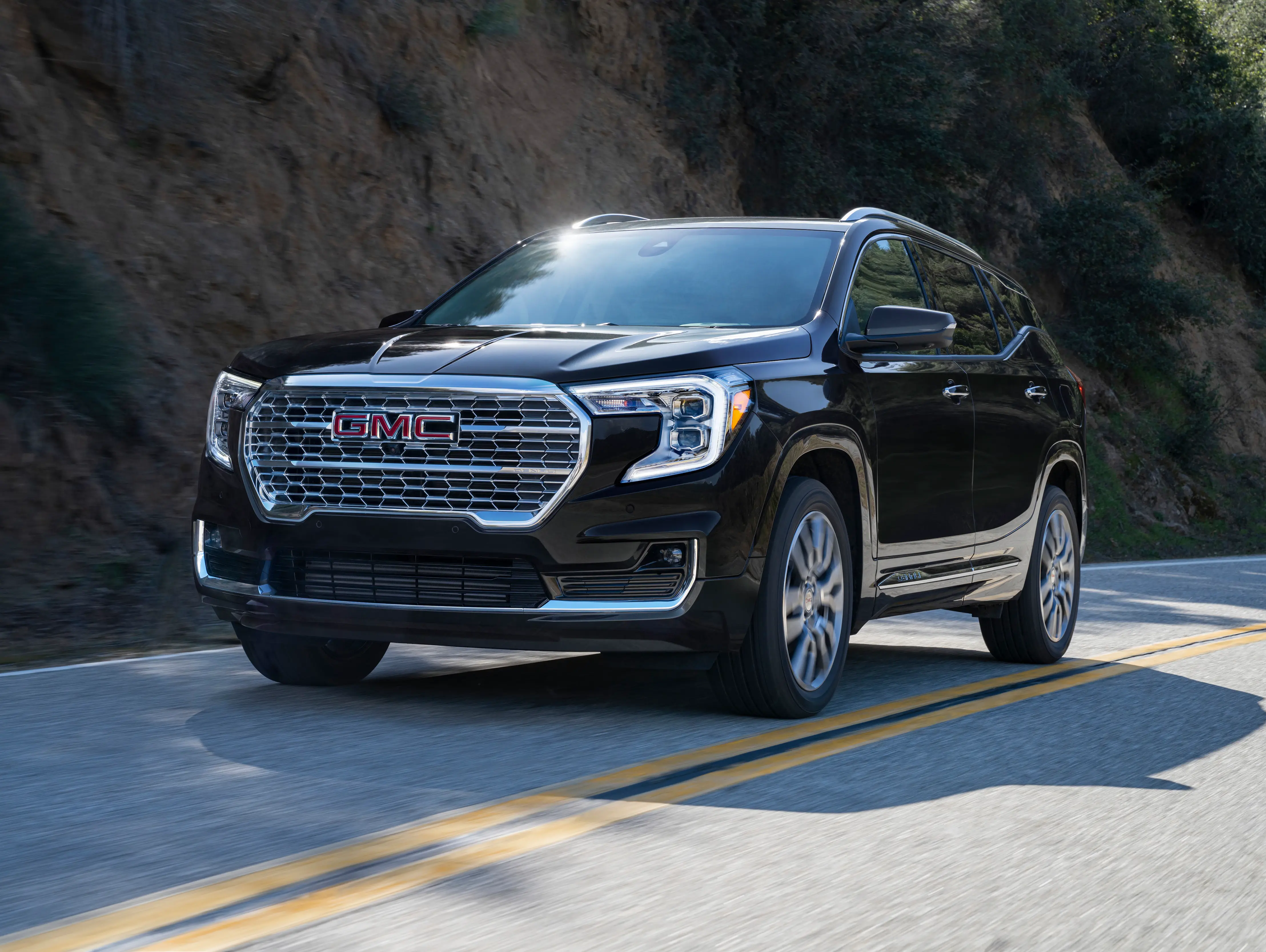2023 GMC Terrain driving on highway