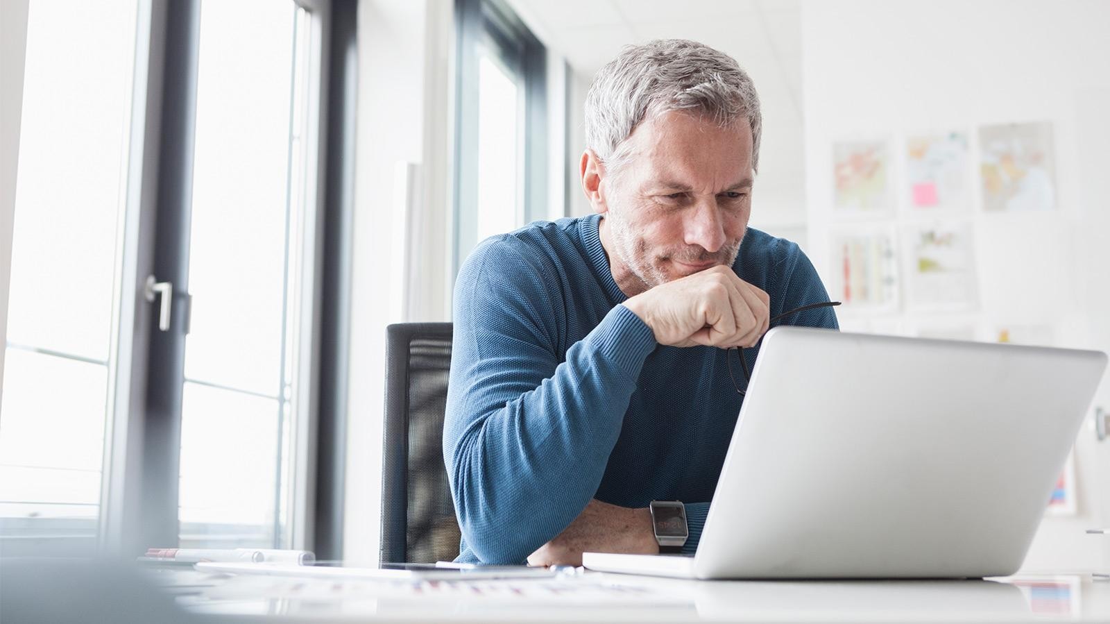 Man on Laptop