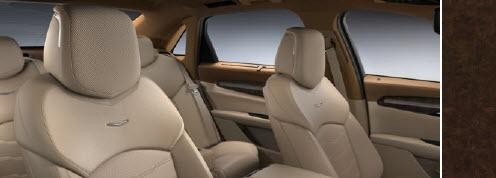 VERY LIGHT CASHMERE / MAPLE SUGAR ACCENTS Semi-Aniline Leather Seats with Chevron perforated inserts