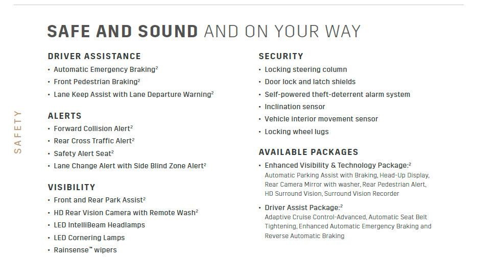 SAFE AND SOUND AND ON YOUR WAY