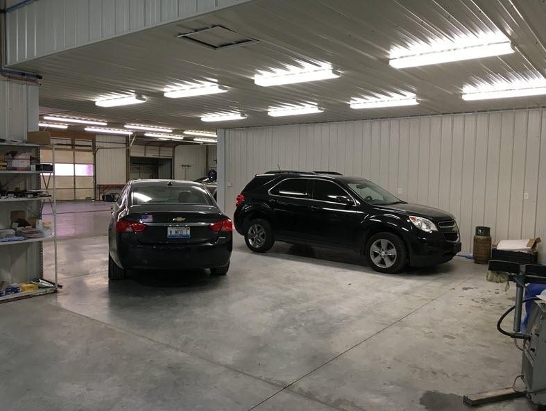 2 Cars in Collision Center