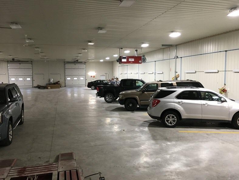 5 Cars in Collision Center