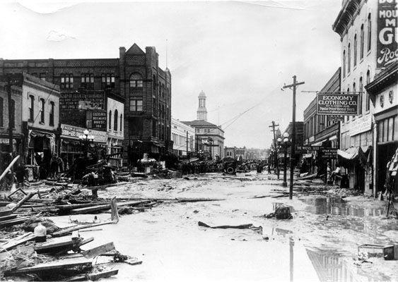 Pueblo, CO After the Great Flood 1921