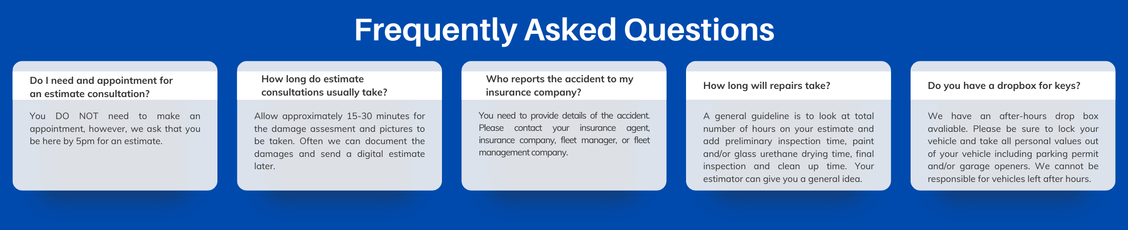 Frequently Asked Questions