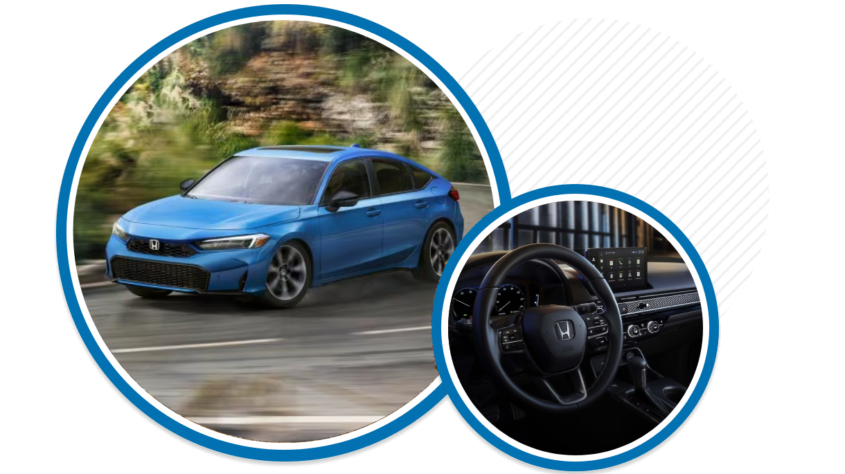 Honda vehicle interior and exterior