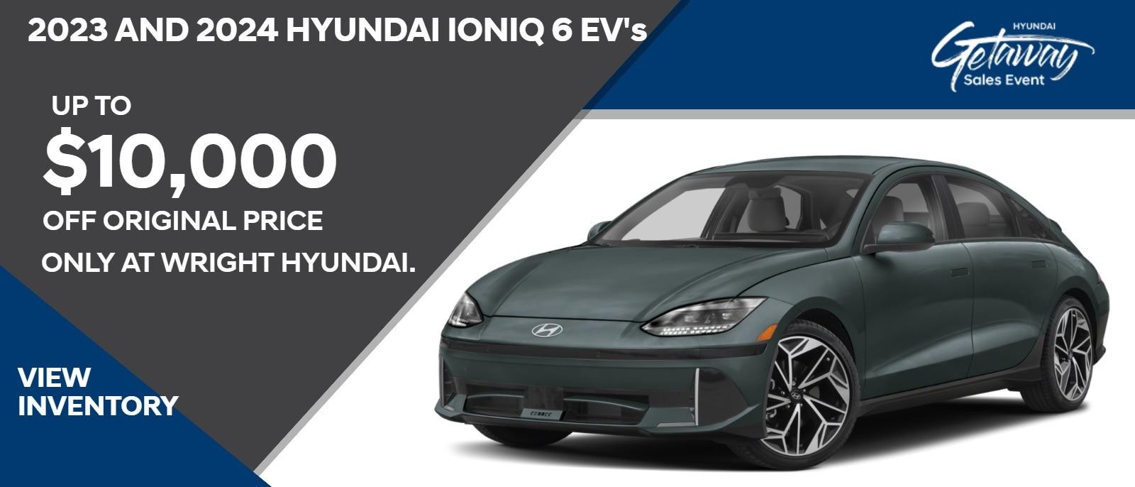 UP TO $10,000 off original price. ONLY at Wright Hyundai.