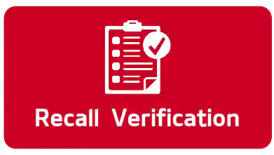 Recall verification CTA icon
