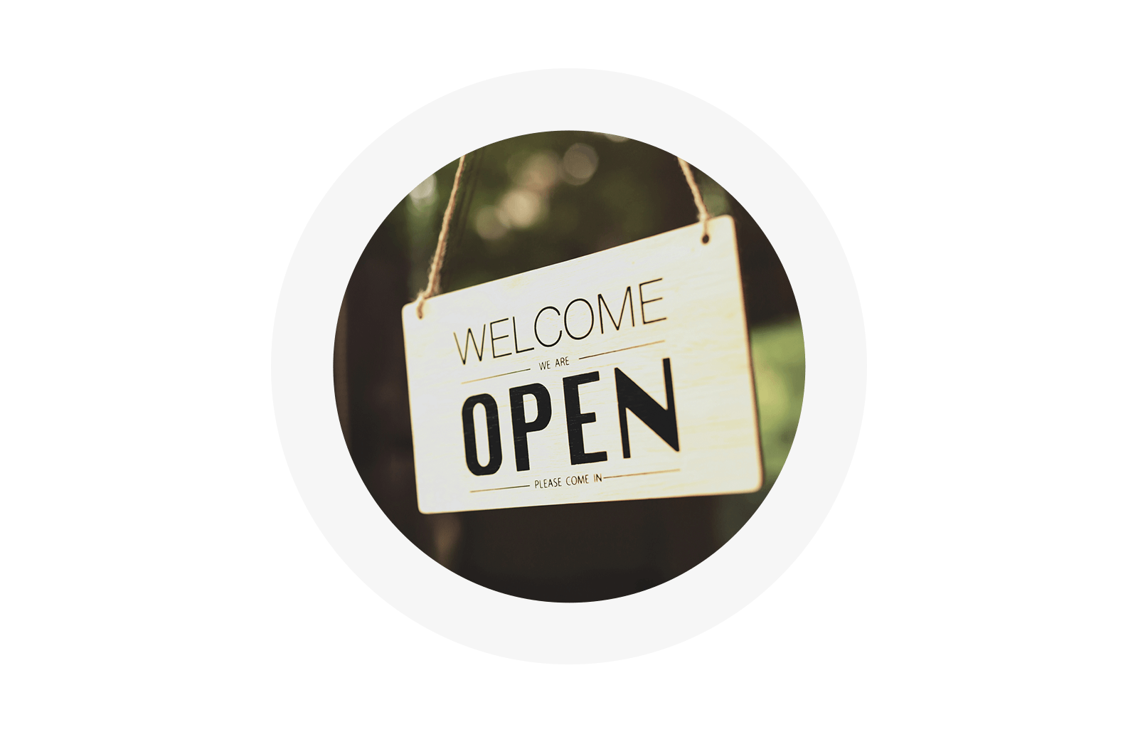 Image of an open sign