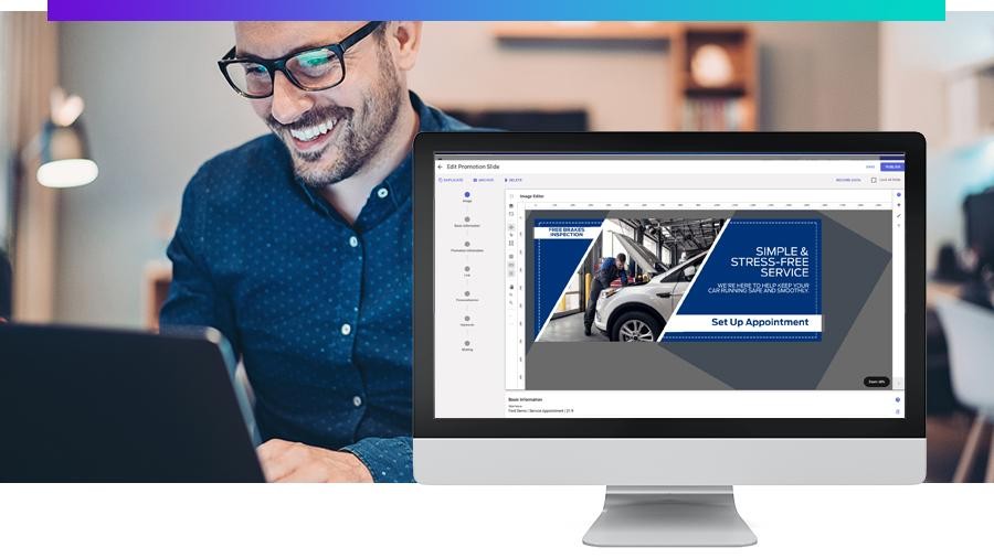 Image of a person on a computer