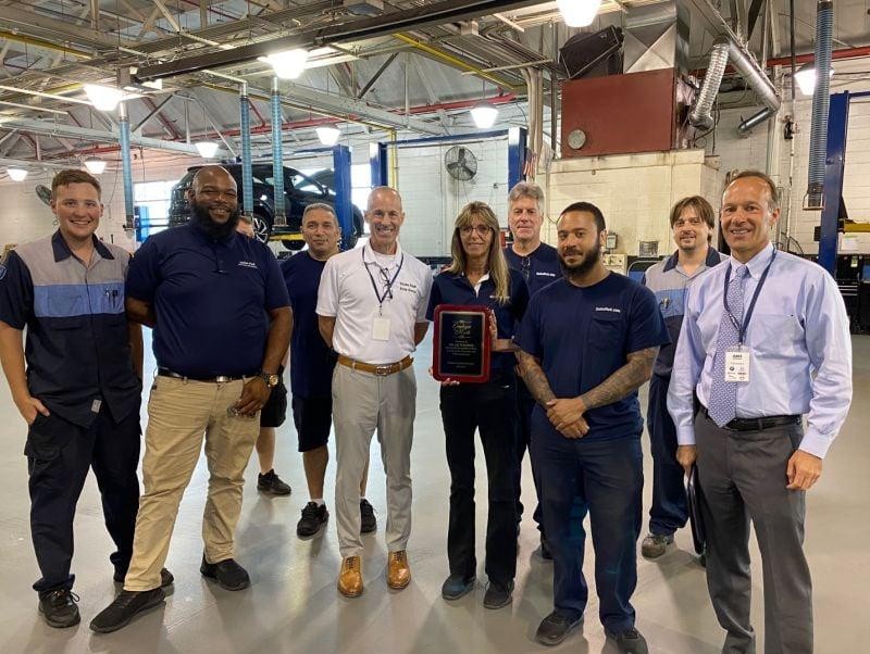 Service team excellence award