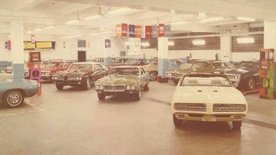 Pontiac showroom