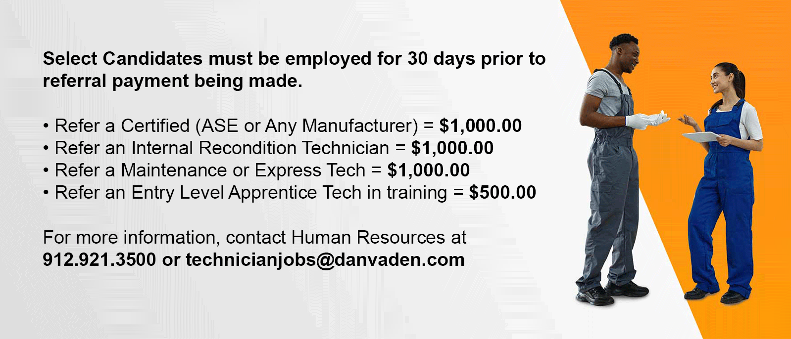 Technician Referral Program